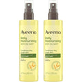 Aveeno Daily Moisturizing Dry Body Oil Mist front view bottle with pump spray