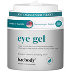 Baebody under eye gel front view container packaging