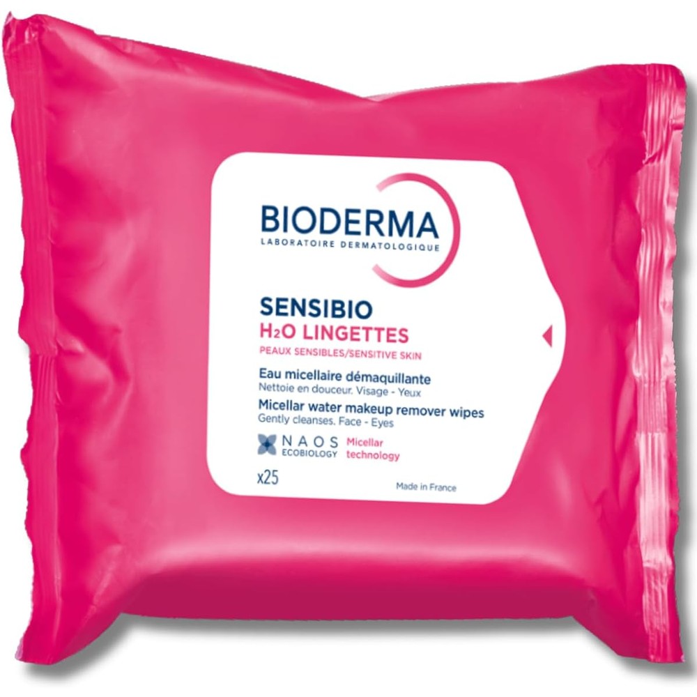 Bioderma Sensibio H2O cleansing wipes front view