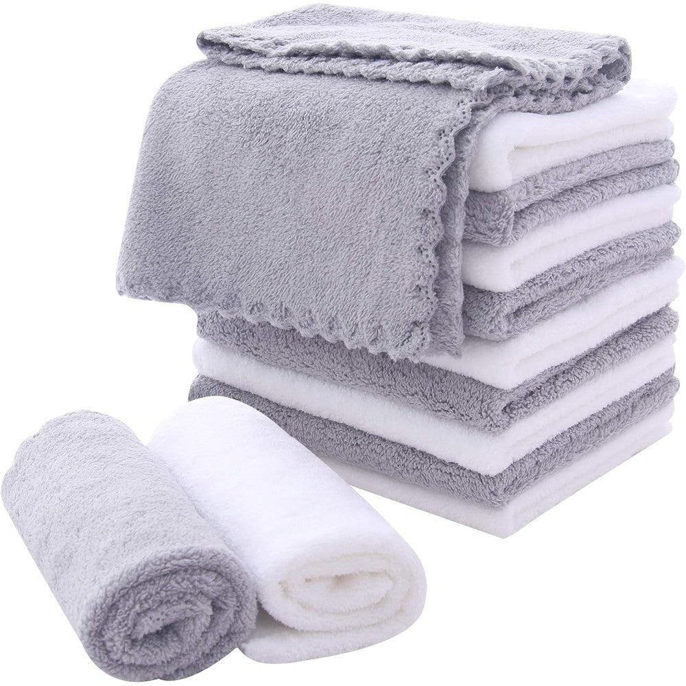 Moonqueen microfiber facial cloths 12 pack front view
