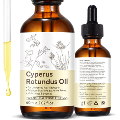 YJDHRPBI Cyperus Rotundus Oil 60ml front view for hair removal