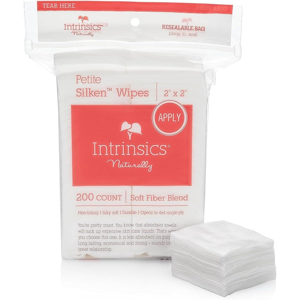 Intrinsics Petite Silken Wipes 200 Count box front view