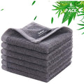Jeffsun bamboo natural fiber reusable face wash cloths front view packaging
