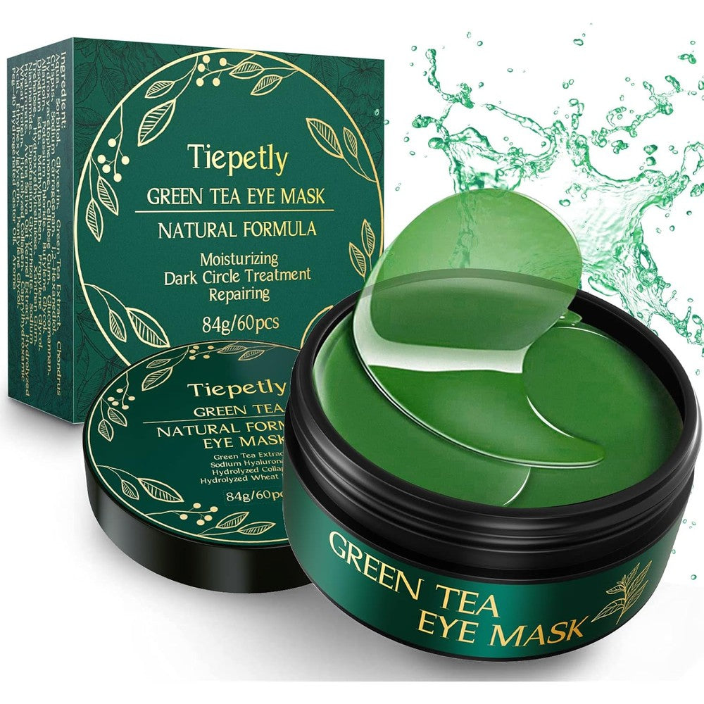 Tiepetly green tea collagen eye masks 60 pieces front view
