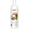 Now Foods liquid coconut oil front view bottle container