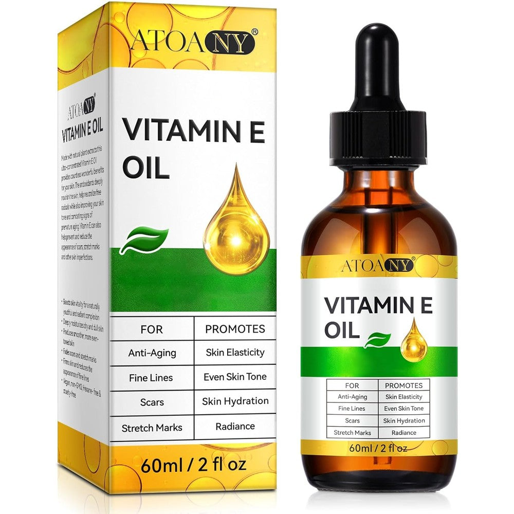 Atoany Vitamin E Oil 60ml front view bottle and box