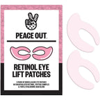 Peace Out Retinol Eye Lift Patches front view packaging