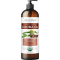 Velona Organic Jojoba Oil 16 Fluid Ounce Front View For Skin Hydration