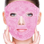 Waisyoz Woyax Reusable Gel Bead Hot And Cold Face Mask front view cooling compress