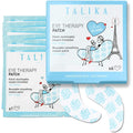 Talika Eye Therapy Patch front view of box packaging and reusable under eye patches.