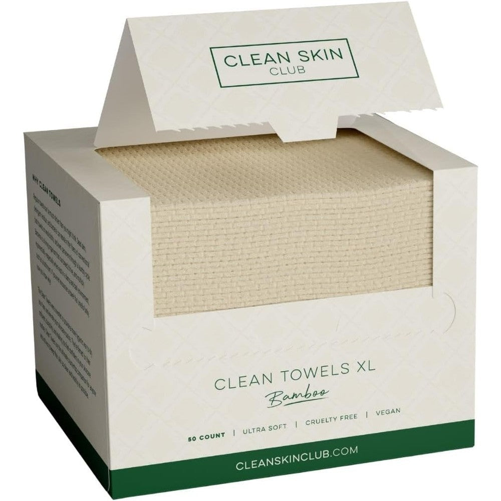 Clean Skin Club Bamboo Viscose Clean Towels XL for hygienic skin care