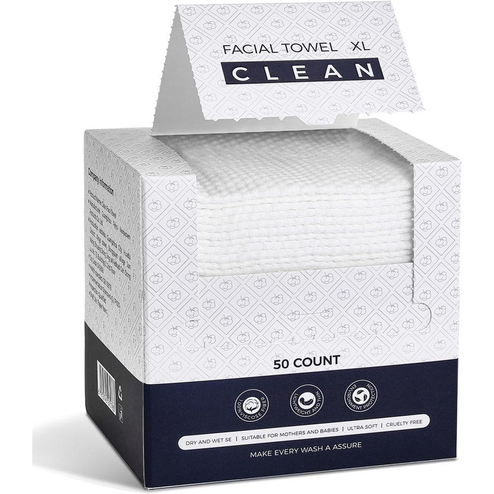 Pupupe disposable face towels XL front view for daily skincare