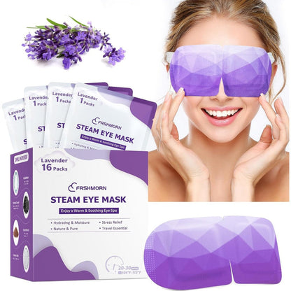 BeMyLady FRSHMORN steam eye mask lavender packaging front view.