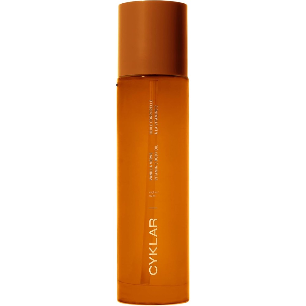 CYKLAR Vitamin C Body Oil 125ml bottle with minimalist luxury branding