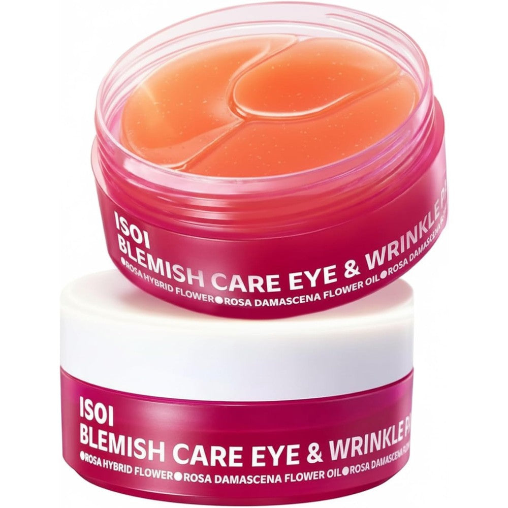 ISOI Blemish Care Eye and Wrinkle Patch front packaging view Korean skincare for dark circles