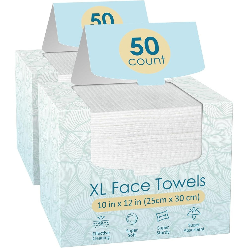Fygrip XL disposable face towels two pack box front view