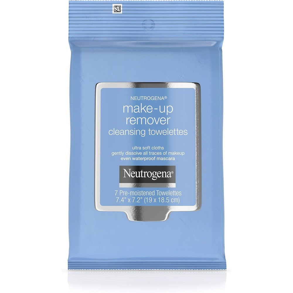 Neutrogena cleansing towelettes removing waterproof mascara and eye makeup
