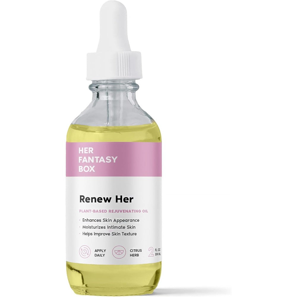 Her Fantasy Box Renew Her bottle with dropper for ingrown hair and dark spot treatment