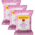 Burt's Bees Micellar Rose Water Facial Towelettes front view packaging