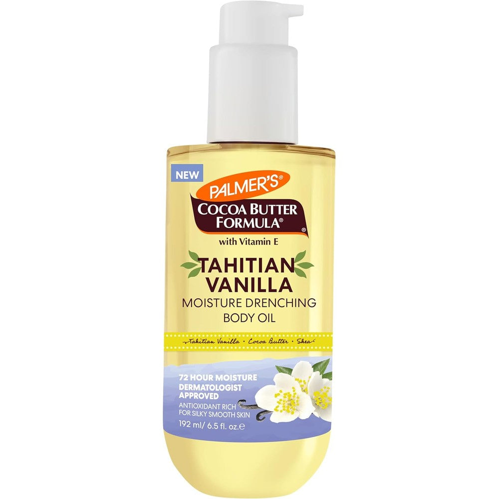 Palmer's Cocoa Butter Formula Tahitian Vanilla Body Oil front view