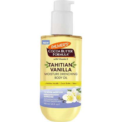 Palmer's Cocoa Butter Formula Tahitian Vanilla Body Oil front view