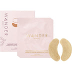 Wander Beauty Baggage Claim Gold Eye Patches front view packaging