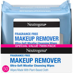 Neutrogena micellar makeup wipes removing waterproof mascara and eye makeup