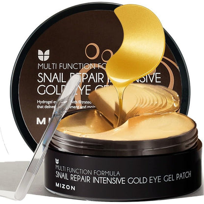 Mizon Snail Intensive Gold Eye Gel Patches jar front view