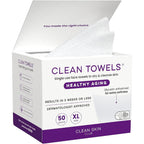 Clean Skin Club Healthy Aging Clean Towels Extra Large front box view