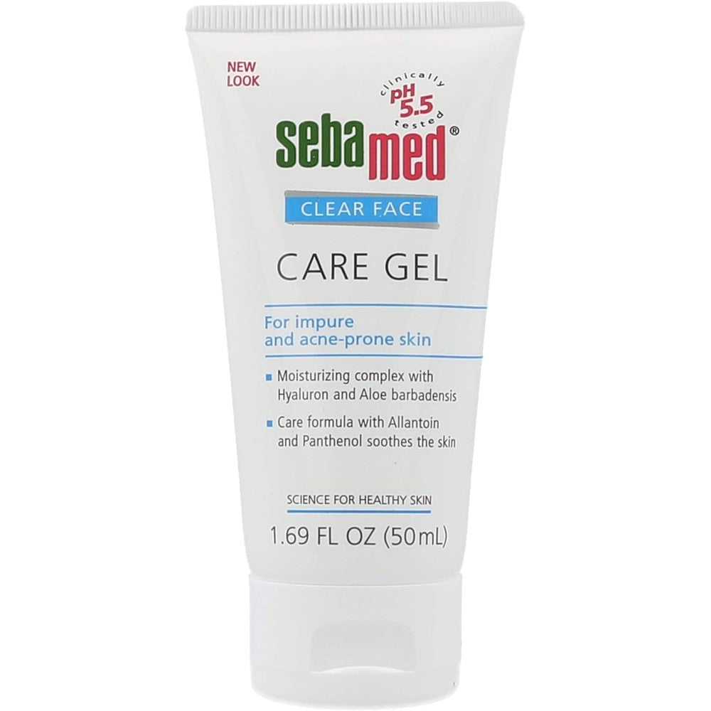 Sebamed Clear Face Care Gel 50ml front view bottle