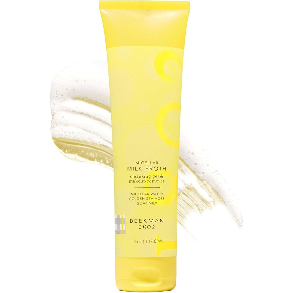 Beekman 1802 Micellar Milk Froth 5 oz bottle for facial cleansing