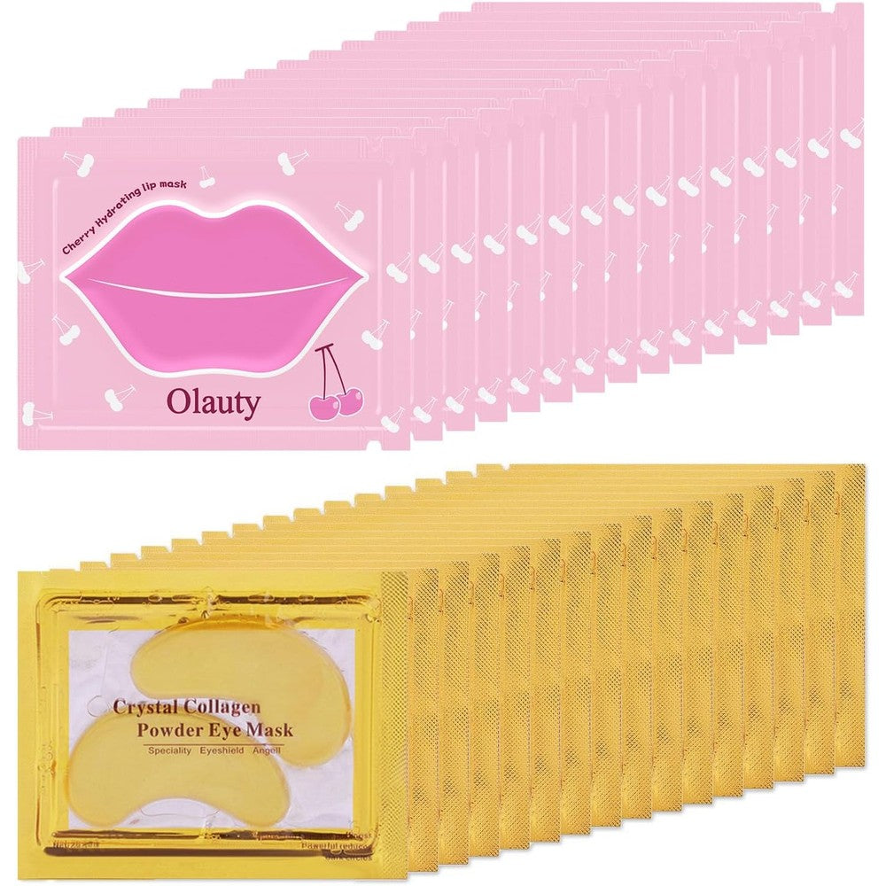 Eakroo 30 pairs lip mask and eye mask front view packaging