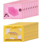Eakroo lip and eye mask set front view packaging