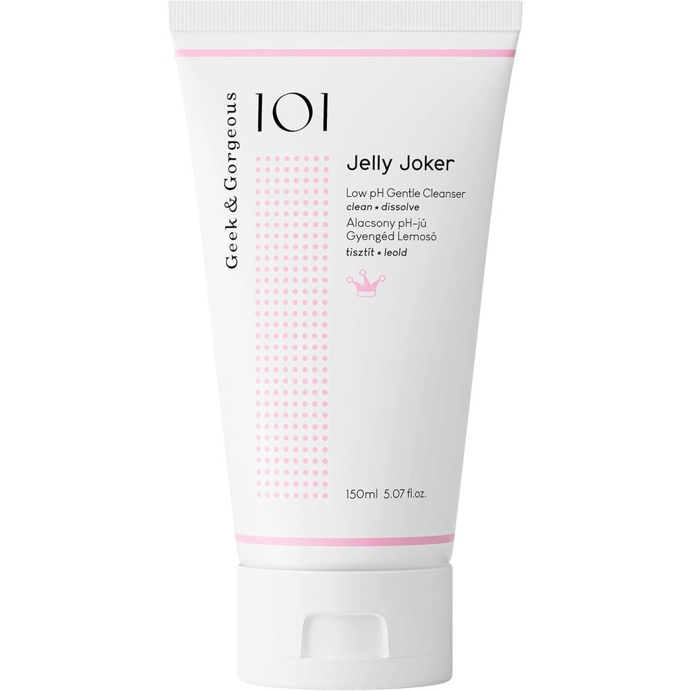 Geek and Gorgeous Jelly Joker Gentle Gel Cleanser front packaging view