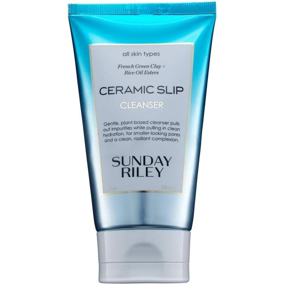 Sunday Riley Ceramic Slip Cleanser front view packaging