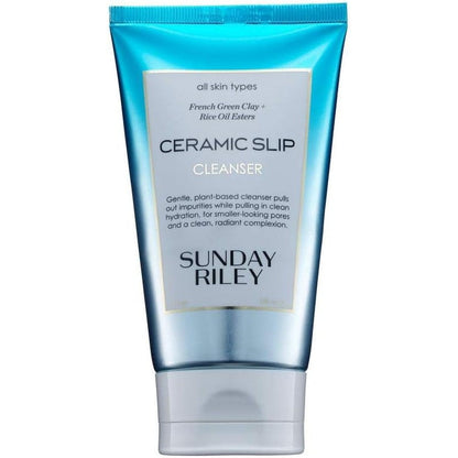 Sunday Riley Ceramic Slip Cleanser front view packaging