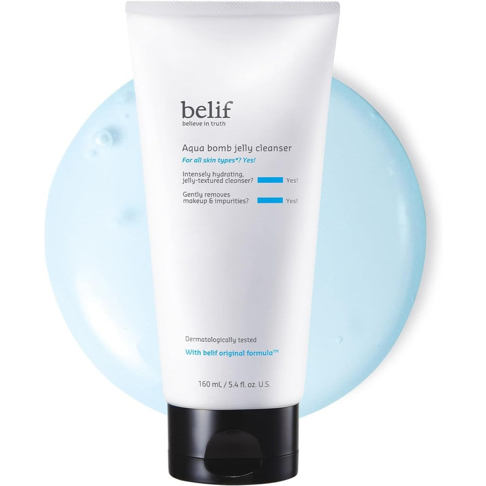 belif Jelly Hydrating Deep Cleanser 5.4 fl.oz. tube for daily facial washing