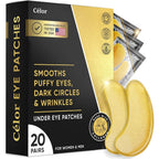 Célor golden under eye patches front view box packaging