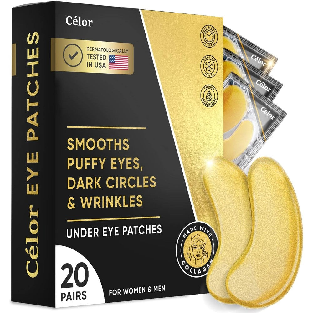 Celor golden under eye patches box front view