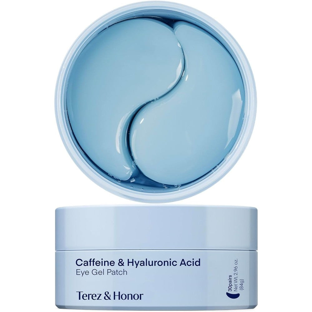 Terez & Honor Under Eye Patches front view showing the product packaging for dark circles treatment