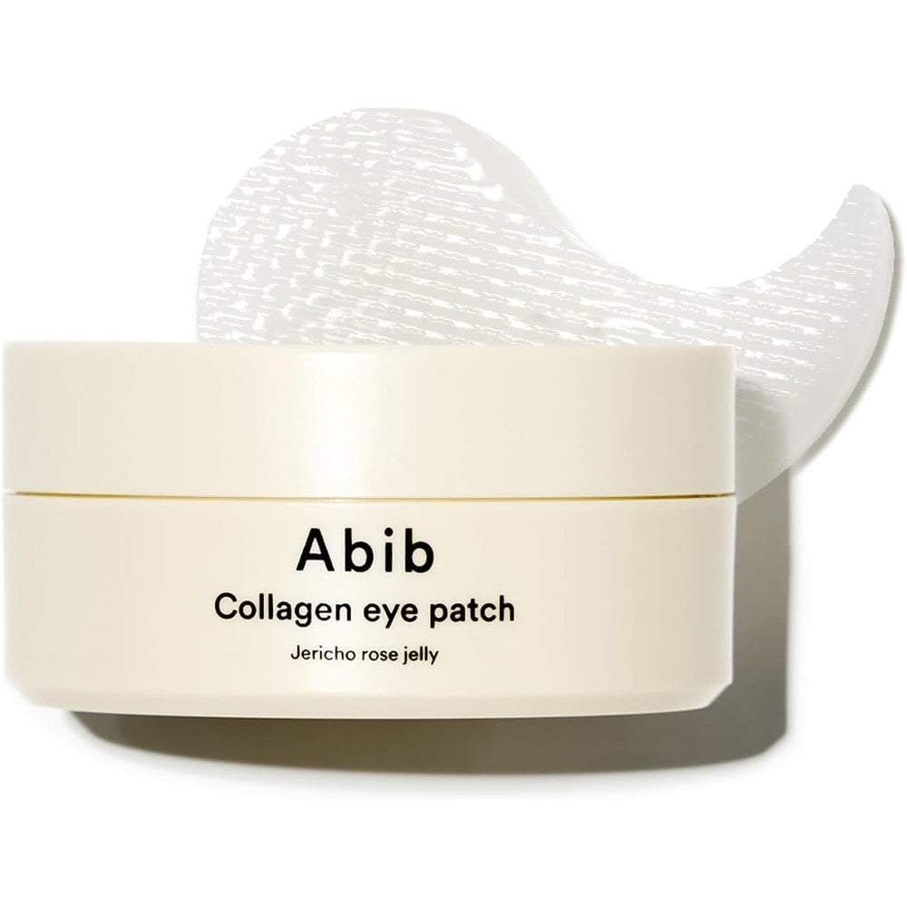 Abib Collagen Eye Patch Jericho Rose Jelly front view jar packaging