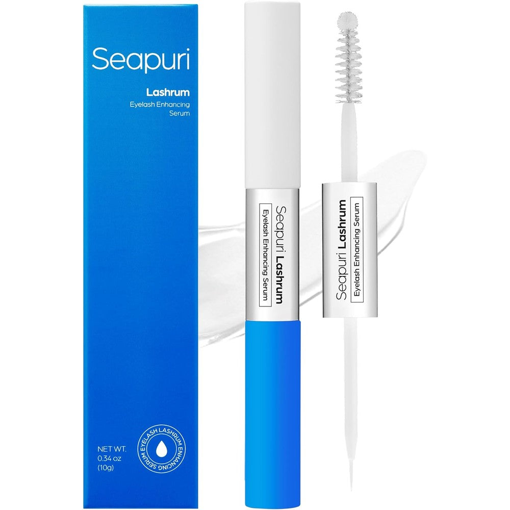 Seapuri Lashrum Eyelash Enhancing Serum front view packaging