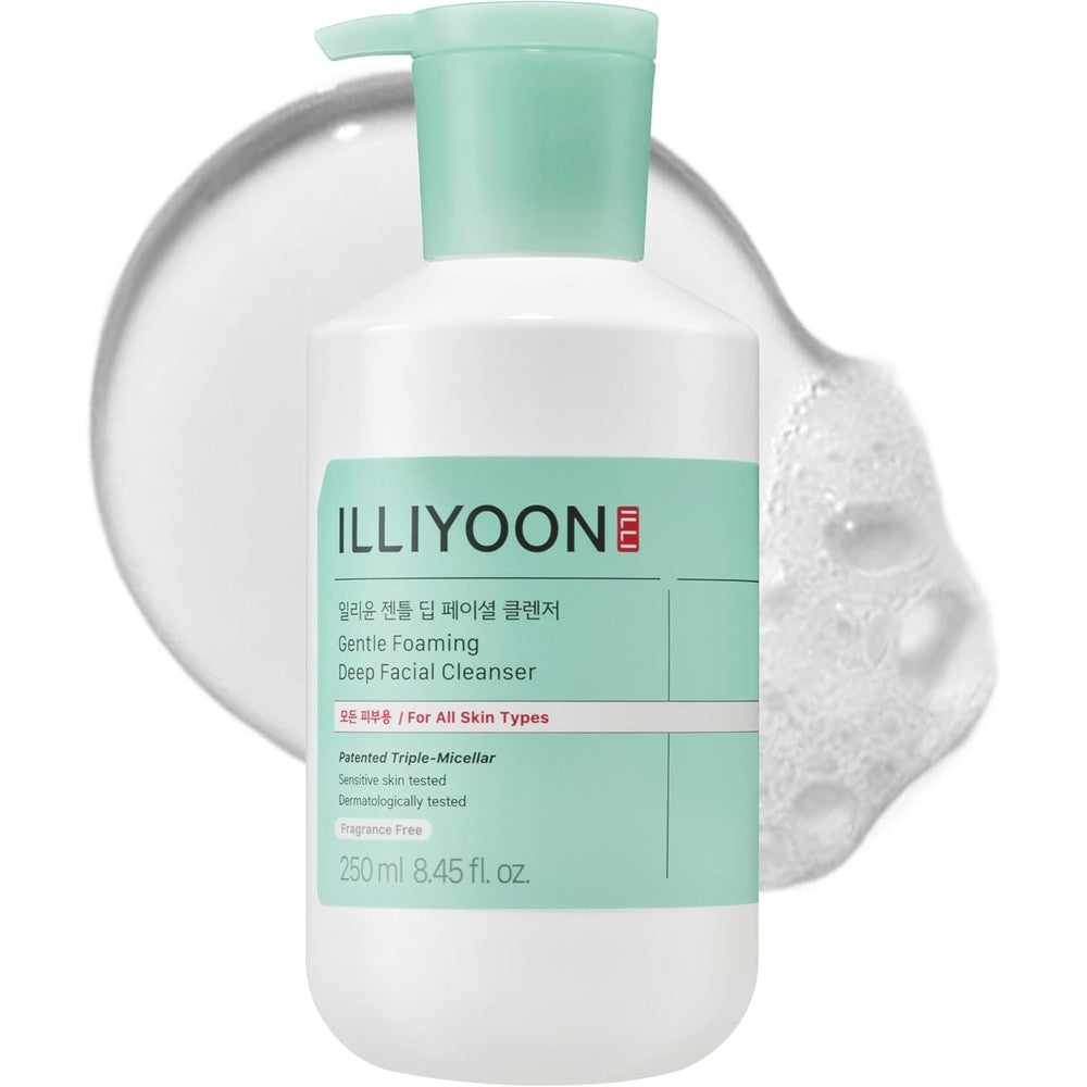 Illiyoon Gentle Deep Facial Cleanser 8.45 oz pump bottle for sensitive skin