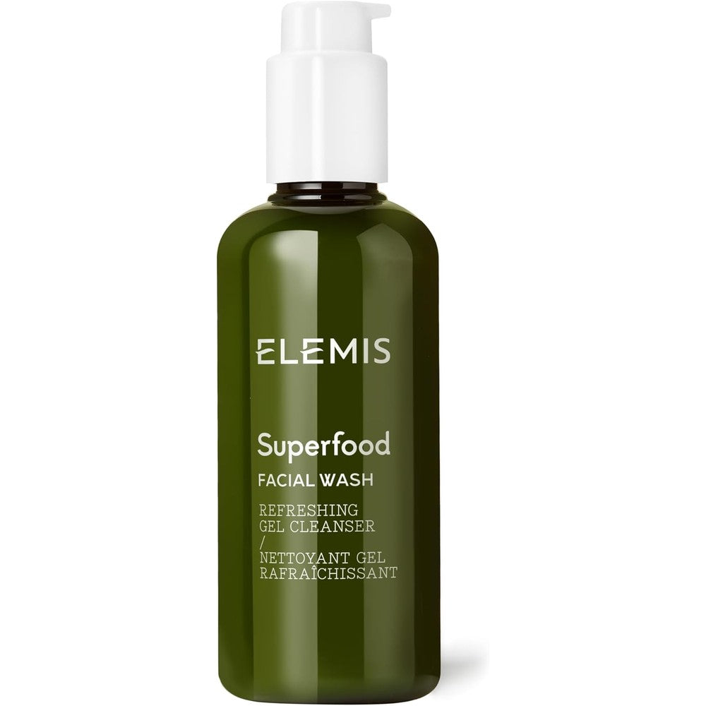 Elemis Superfood Facial Wash 200ml front view bottle