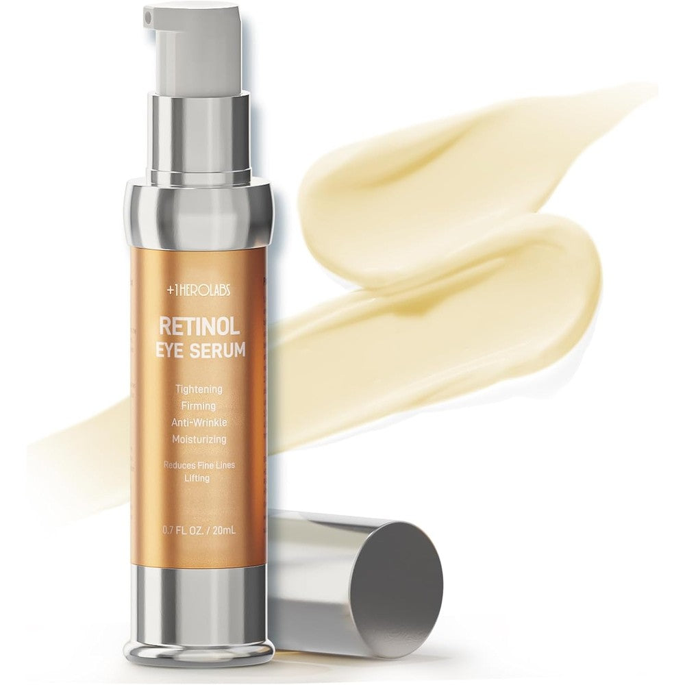1Herolabs Retinol Eye Cream front view bottle packaging