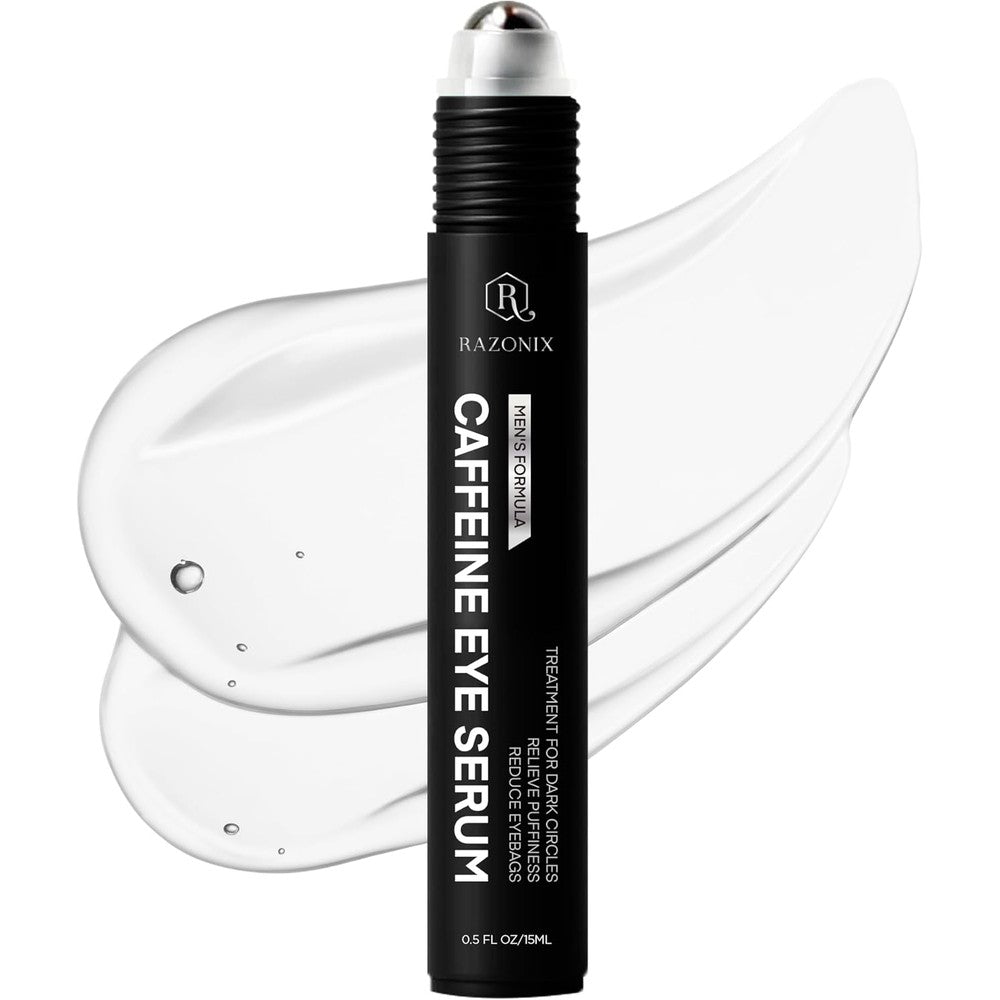 Razonix Caffeine Eye Roller for Men front view packaging