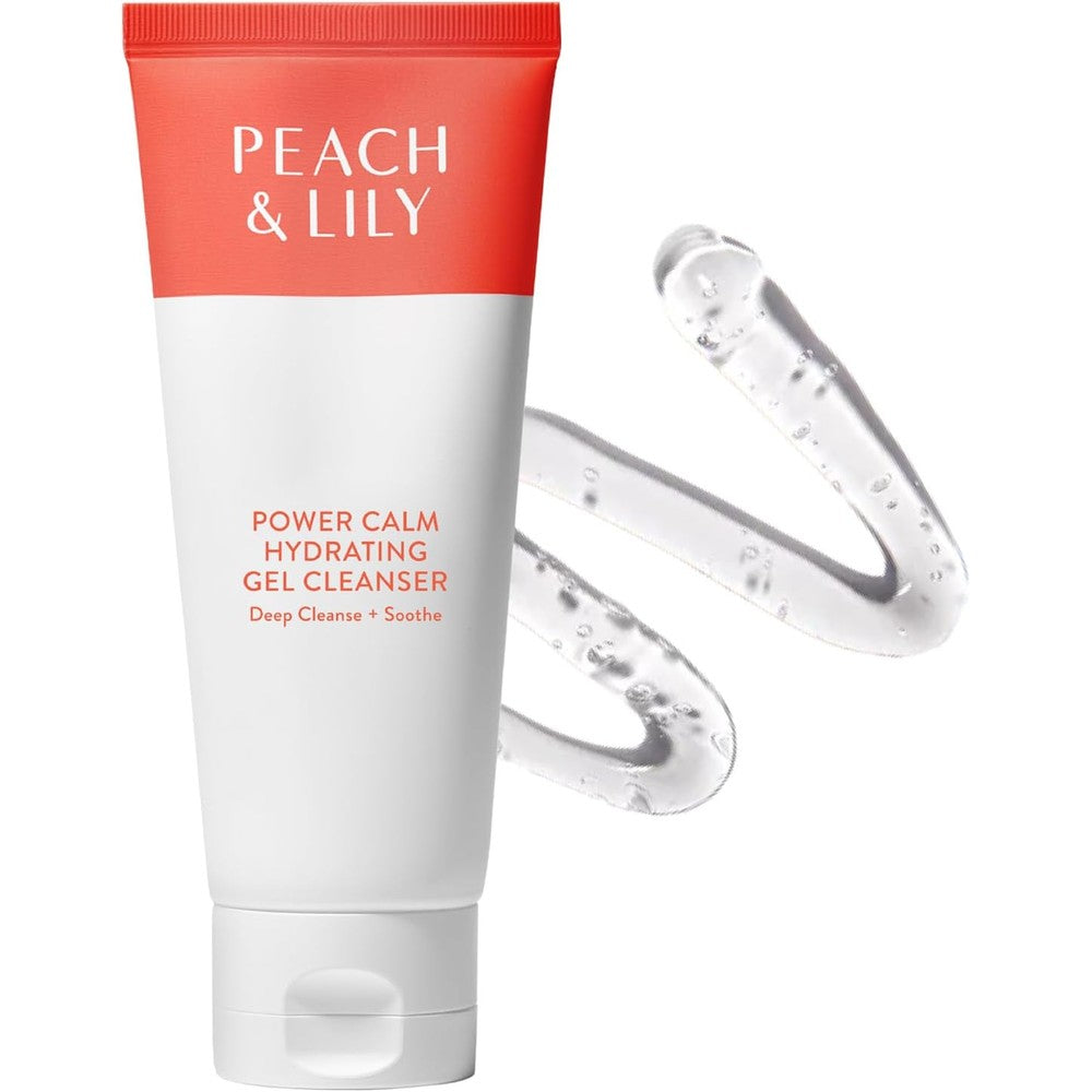 Peach and Lily Power Calm Hydrating Gel Cleanser front packaging