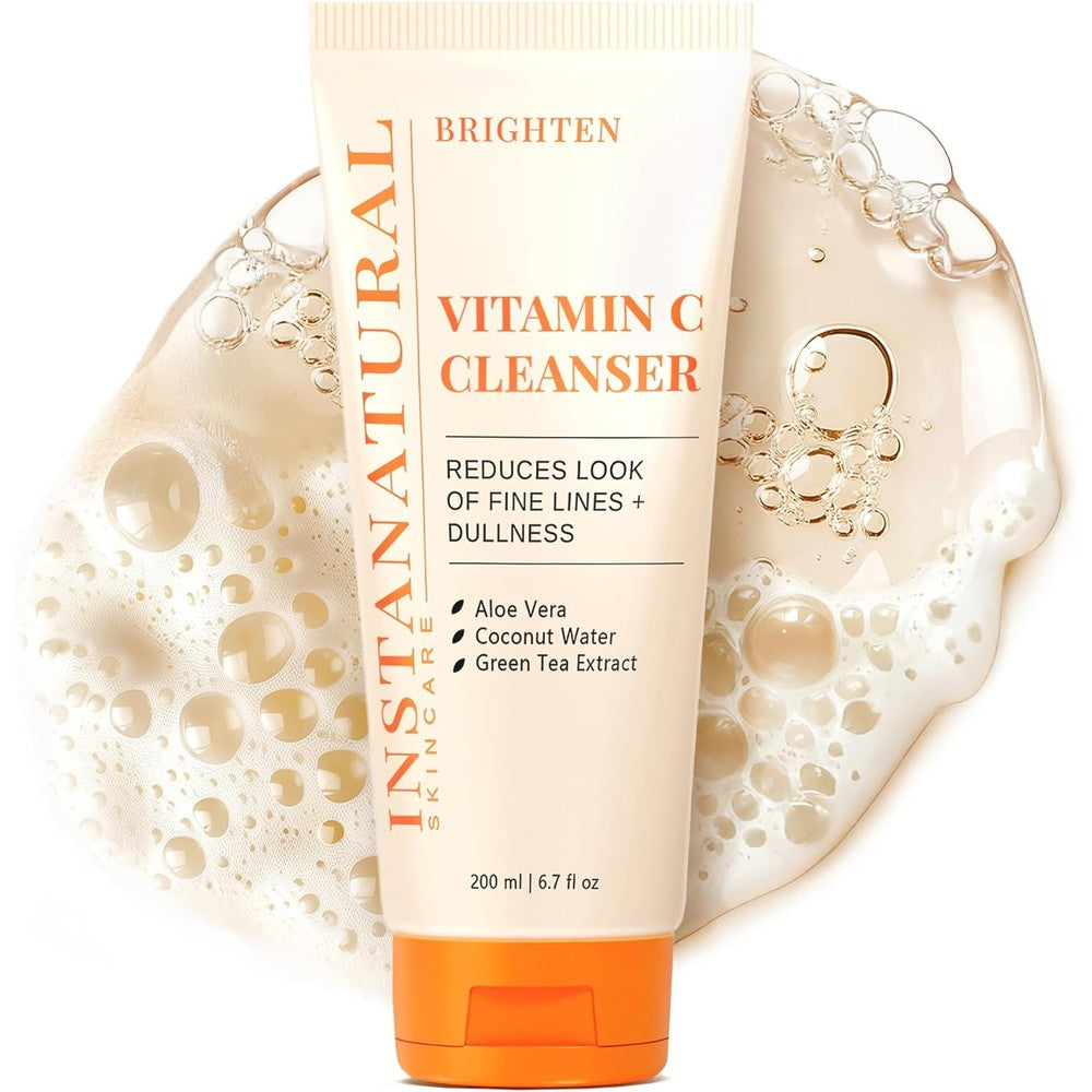 InstaNatural Vitamin C Cleanser bottle front view