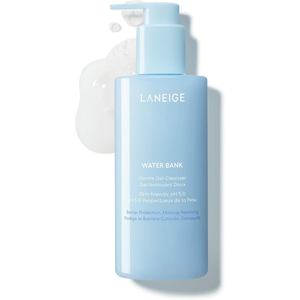 Laneige Water Bank Gentle Gel Cleanser bottle front view