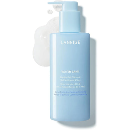 Laneige Water Bank Gentle Gel Cleanser bottle front view